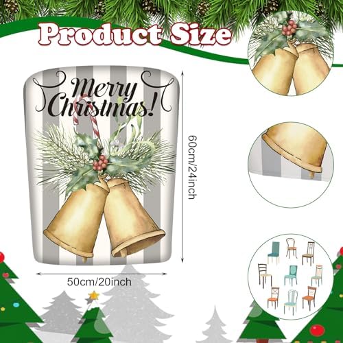 Barydat Christmas Chair Covers Set of 6