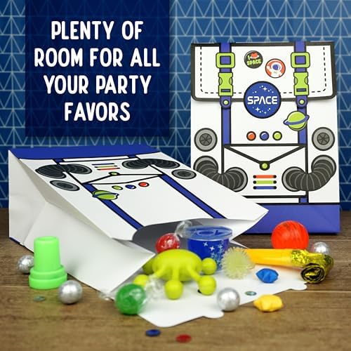 Ready Confetti 18 Pack Space Party Favor Bags
