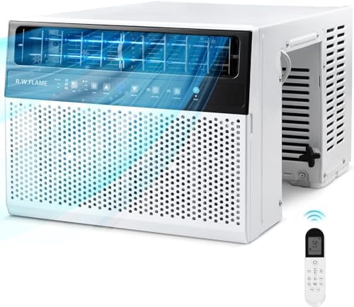 RWFlame 10000BTU U-Shaped Window AC with Full View and Quiet Operation 1