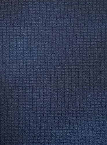 Luxury Home Stretch Fabric Slipcover Set Navy Blue 2 PCE