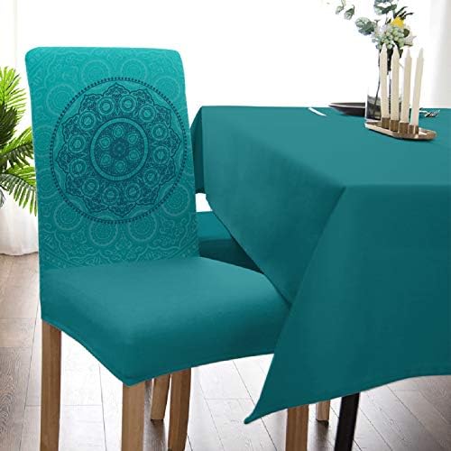 Dining Chair Slipcovers Universal Stretchable 6 Pack Decor Covers