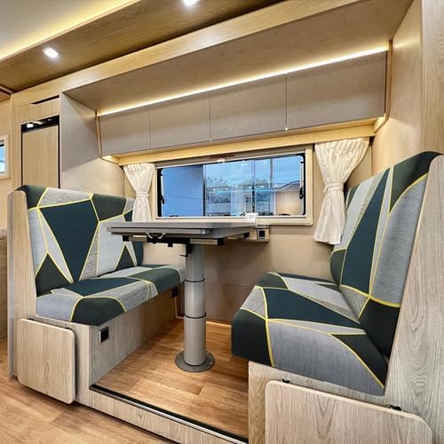 ByNaRIX RV Dinette Cushion Covers 2 Set