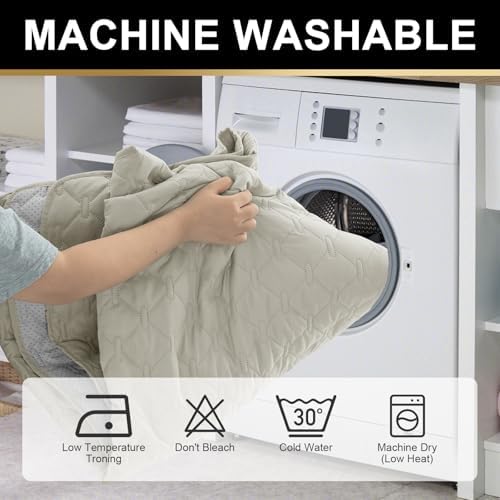 PrinceDeco Water Resistant Chair Cover Slipcover for Pets and Kids