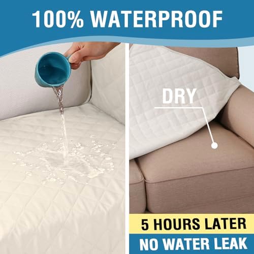 HVERSAILTEX L Shape Sofa Cover 2-Piece Waterproof
