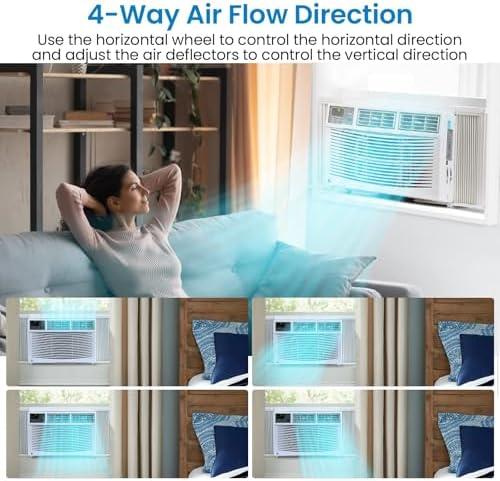GarveeLife 8000 BTU Window AC Unit with WiFi