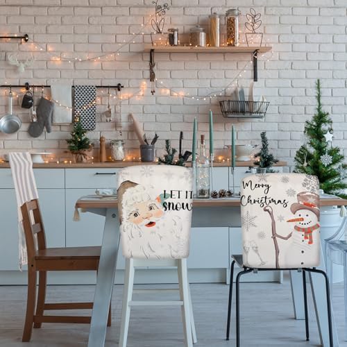 Barydat Christmas Chair Covers Set of 6