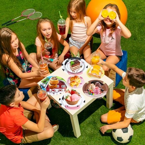 180Pcs Farm Animals Party Plates and Napkins Set