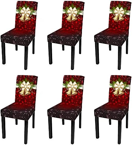 XMNTG Christmas Chair Covers for Dining Room 1