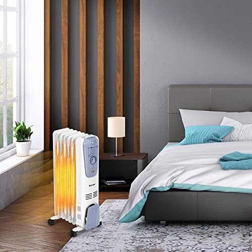 KOTEK 1500W Oil Filled Radiator Heater for Bedroom