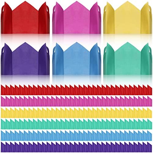 Fainne 100 Pack Christmas Cracker Hats for DIY Crafts