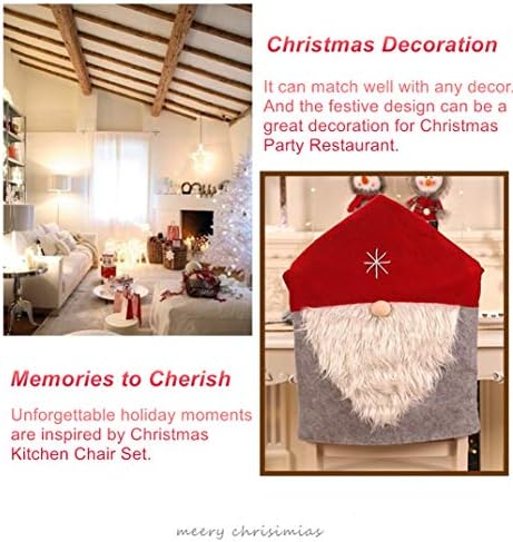 EXP VISION Christmas Decor Chair Covers 2pcs