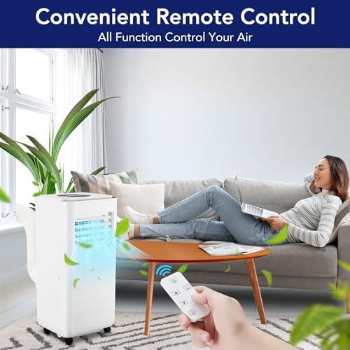 Euker Portable AC Unit 3 in 1 Cooling Dehumidifier Fan Mode