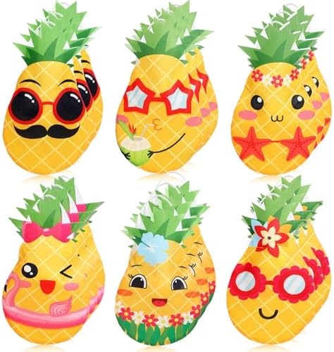 Silkfly 24 Pcs Pineapple Party Favor Bags with Handles