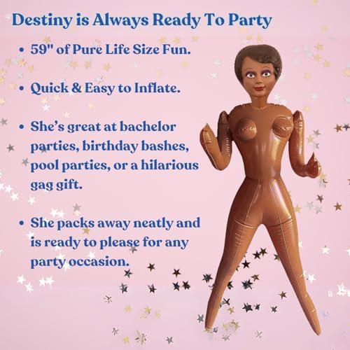 Merrimix 59 Inch Inflatable Blow Up Doll Party Favor
