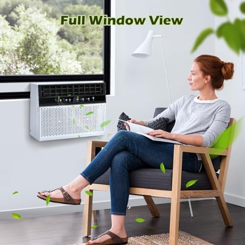 RWFlame 10000BTU U-Shaped Window AC with Full View and Quiet Operation 1