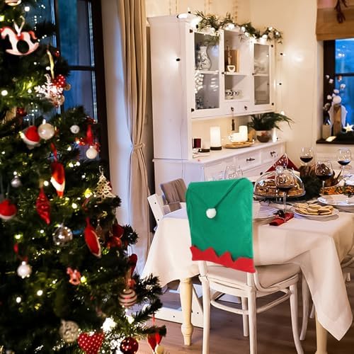 Christmas Chair Cover Set for Dining Chairs 1