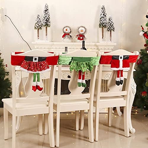 Funny Christmas Chair Covers for Dining Room