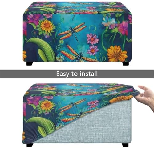 Eritanaer Dragonfly Ottoman Slipcover