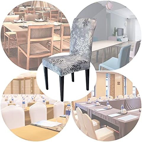 Premium Christmas Chair Covers Set of 4 for Dining Chairs