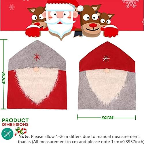 EXP VISION Christmas Decor Chair Covers 2pcs