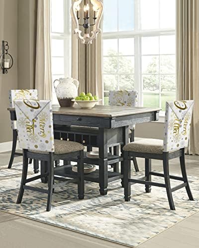 Christmas Dining Chair Back Covers Set of 4 1