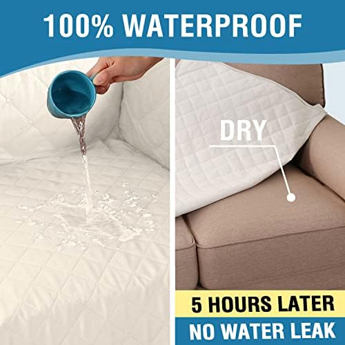 HVERSAILTEX Waterproof Sofa Slipcover with Non-Skid Backing
