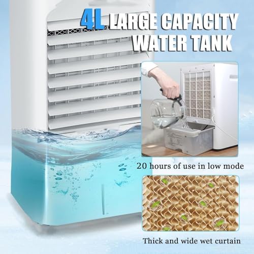 4-in-1 Portable Air Cooler for Home Office RV