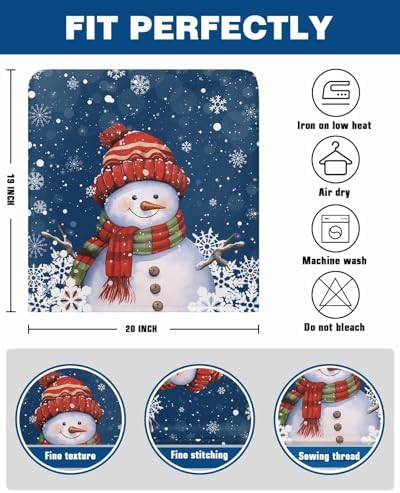 Christmas Chair Back Covers Set of 4