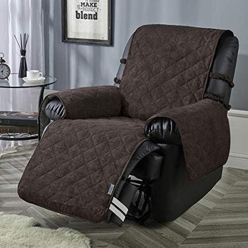 STONECREST Waterproof Recliner Chair Cover - Microsuede Slipcover for Pets and Kids