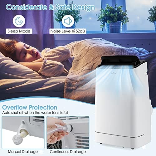 COSTWAY 15000 BTU Portable AC with Heat and Dehumidifier 1