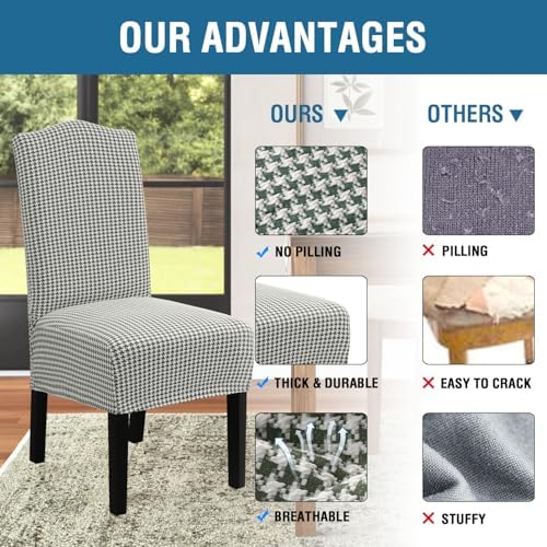 HVERSAILTEX Christmas Chair Covers Set of 4 1