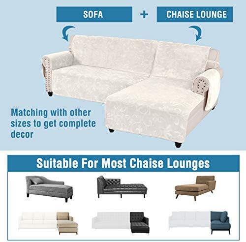 HVERSAILTEX Waterproof Chaise Slipcover for Dogs