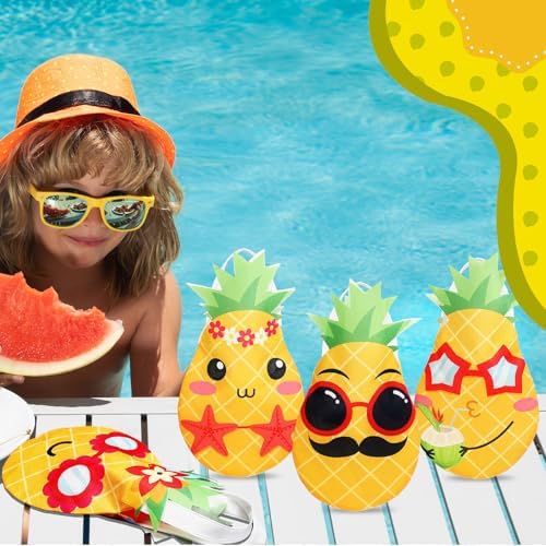 Silkfly 24 Pcs Pineapple Party Favor Bags with Handles