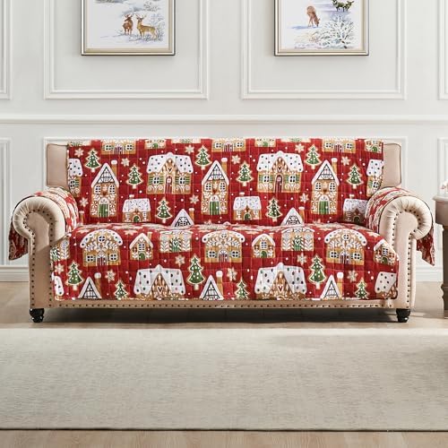 Greenland Home Gingerbread Lane Reversible Sofa Cover