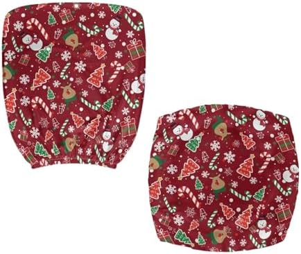 Talayituse Snowman Deer Office Chair Cover Set