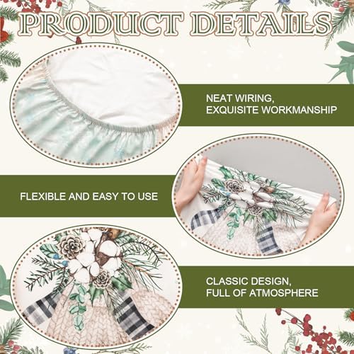6 Pcs Christmas Snowman Chair Covers Winter Decor