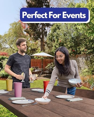 PartyPrints 10 Pack Reusable Plastic Cups 22 oz 1