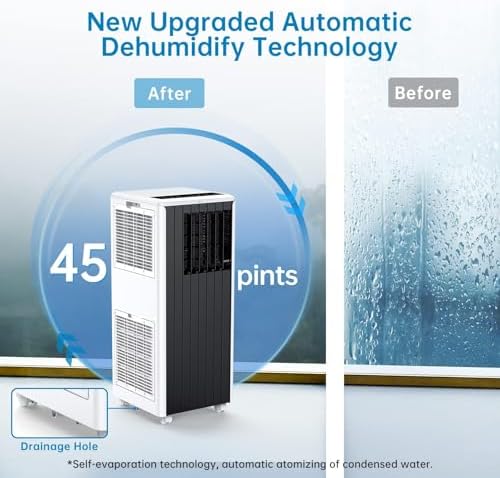 Dainslef 8000 BTU Portable AC with Remote Control