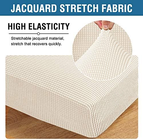 HVERSAILTEX High Stretch Seat Cushion Covers 3 Pack