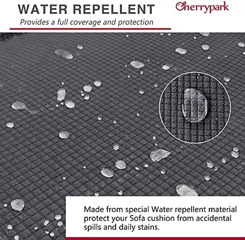 Cherrypark High Stretch Waterproof Sofa Cover with Elastic Hem