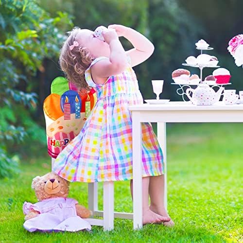 Frienda Birthday Chair Covers for Kids Red 2 Pieces