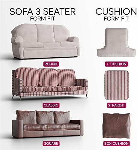 Mamma Mia Blue Sofa Slipcover - Stretch Fit Protector