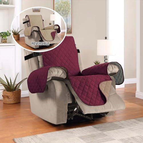 HVERSAILTEX Reversible Quilted Recliner Cover 1