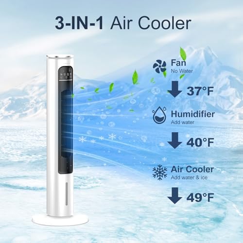 BIESQYA Windowless Portable Air Conditioner with Remote