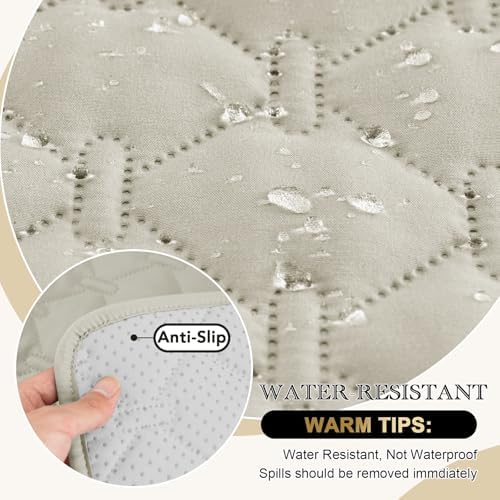 PrinceDeco Water Resistant Chair Cover Slipcover for Pets and Kids