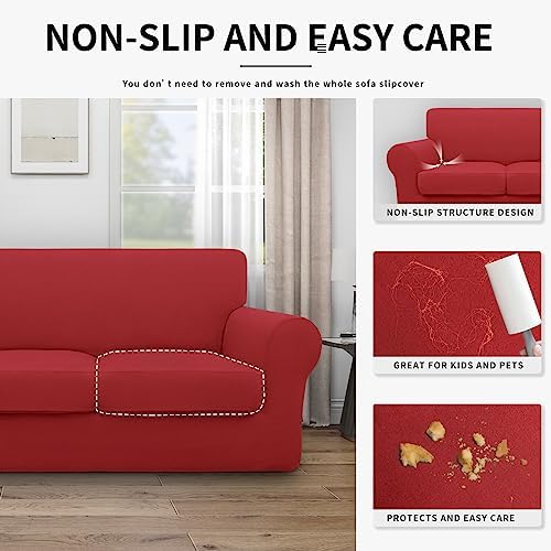 Easy Going 4 Piece Dual Waterproof Sofa Cover for Dogs and Kids