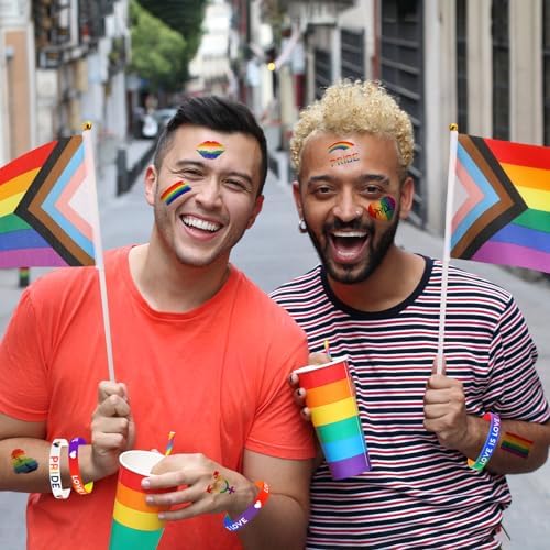 JUNEBRUSHS 40 Pcs Pride Accessories Set 1