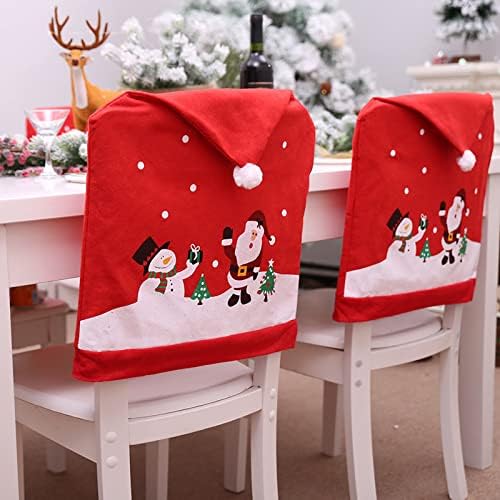 BAKUGOU Santa Chair Covers Set of 4