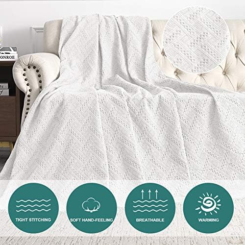MYSKY HOME 3 Cushion Sofa Cover 91x150 White