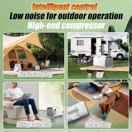 Portable Air Conditioner with Smart Control for Outdoor Use